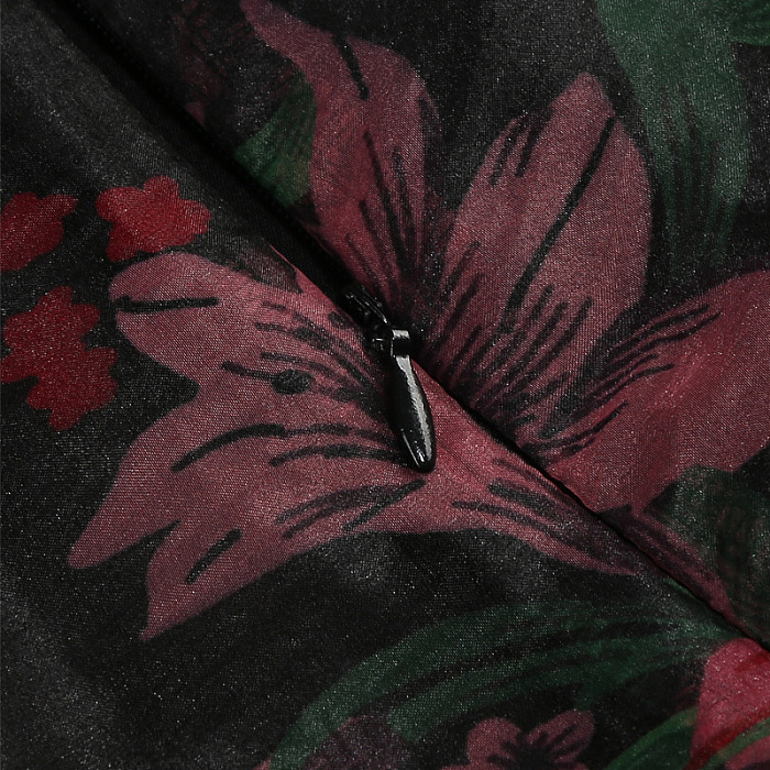 Halterneck Floral Ruffle Maxi Dress