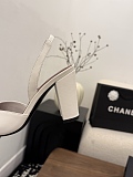 Patent Calfskin Slingbacks