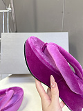 Balenciaga Stretch Velvet Gaeta Thong in Violet（Balenciaga Summer 26 Collection）
