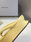 Balenciaga Satin Gaeta Thong in Yellow（Balenciaga Summer 26 Collection）