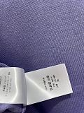 Copy Dior Logo Patch Short-Sleeve Sweater in Lilac