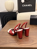 Patent Calfskin Slingbacks