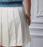 Pleated Mini Skirt