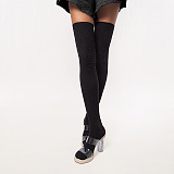 Ribbed Knit Over-the-Knee Socks