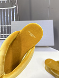 Balenciaga Stretch Velvet Gaeta Thong in Yellow（Balenciaga Summer 26 Collection）