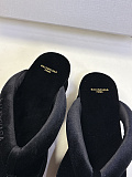 Balenciaga Stretch Velvet Gaeta Thong in Black（Balenciaga Summer 26 Collection）