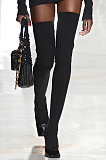 Ribbed Knit Over-the-Knee Socks