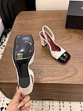 Patent Calfskin Slingbacks