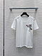 Dior Floral Embroidered Cotton Jersey T-Shirt