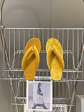 Balenciaga Stretch Velvet Gaeta Thong in Yellow（Balenciaga Summer 26 Collection）