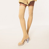 Ribbed Knit Over-the-Knee Socks
