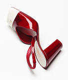 Patent Calfskin Slingbacks