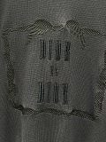 Dior Logo Patch Short-Sleeve Sweater in Black