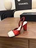 Patent Calfskin Slingbacks