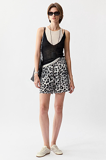 Santin Leopard Shorts