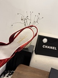 Patent Calfskin Slingbacks