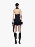 Fur Mini Dress