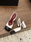 Patent Calfskin Slingbacks