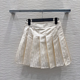 Pleated Mini Skirt
