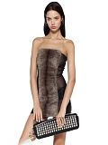 Fur Mini Dress