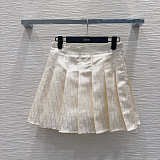 Pleated Mini Skirt