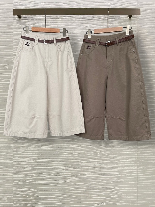 Miu Miu  Bermuda Shorts with Belt