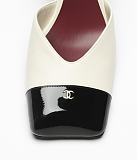 Patent Calfskin Slingbacks