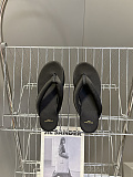 Balenciaga Satin Gaeta Thong in Black（Balenciaga Summer 26 Collection）