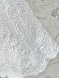 Miu Miu Embroidered Lace Sleeveless Top