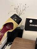 Patent Calfskin Slingbacks
