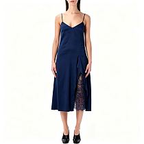 Acne Studios  V-neck Dress in Blue
