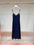 Acne Studios  V-neck Dress in Blue