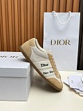 Dior Ribbon Sneaker in White and Beige
