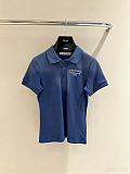 Acne Studios Faded-effect Logo-print Polo Shirt