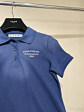 Acne Studios Faded-effect Logo-print Polo Shirt