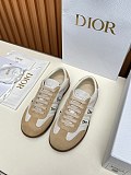 Dior Ribbon Sneaker in White and Beige