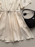Prada short-sleeved Technical Pongé Dress