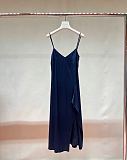 Acne Studios  V-neck Dress in Blue
