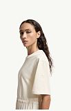 Moncler Pleated Cotton Midi Dress