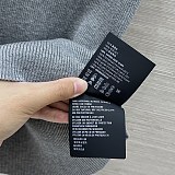 Prada Grey Crew-neck Sweater with Logo