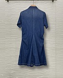 Valentino Buttoned Denim Mini Dress