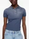 Acne Studios Faded-effect Logo-print Polo Shirt
