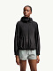Moncler  Pleated Hooded Jacket in Black