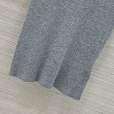 Prada Grey Crew-neck Sweater with Logo