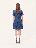Valentino Buttoned Denim Mini Dress