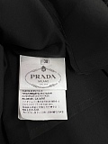 Prada Pleated Midi Skirt in Black