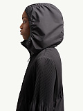 Moncler  Pleated Hooded Jacket in Black