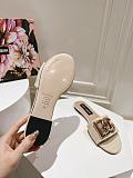 Dolce & Gabbana  Raffia Sliders in Beige