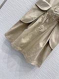 Loewe Belted Shirt Dress in Beige