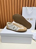 Dior Ribbon Sneaker in White and Beige